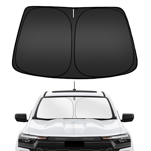 ARISMOTOR Windshield Sun Shade for Chevrolet Chevy Colorado 20232025 2026 Custom Fit Foldable Front Window Sunshade Sun Visor Protector Block UV Rays Keep Your Car Cooler - Image 1
