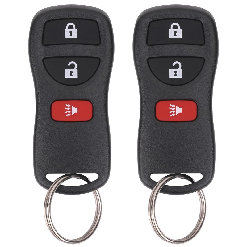Vurkcy Keyless Entry Remote Key Fob Compatible with Infiniti FX35 FX45 QX4 Armada Pathfinder Frontier Murano Titan Quest Xterra Sentra Replacement for KBRASTU15 Pack of 2