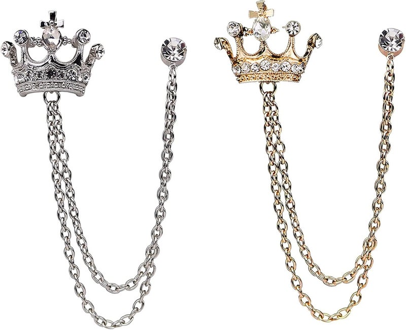 Excefore Brooches for Women, Brooch Pins, Wedding Bridal Brooches for DIY Wedding Party Applique Embellishment Crafts Decor - Image 1