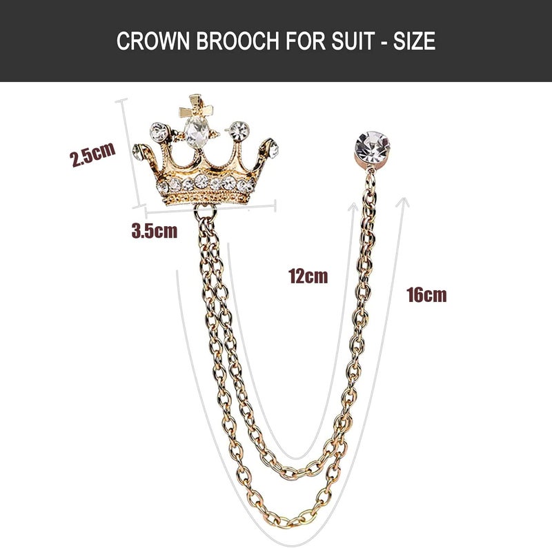 Excefore Brooches for Women, Brooch Pins, Wedding Bridal Brooches for DIY Wedding Party Applique Embellishment Crafts Decor - Image 3