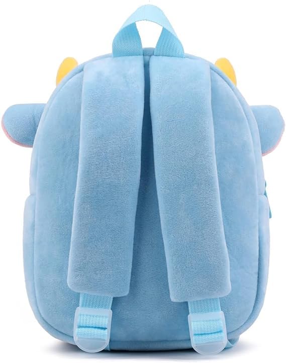 Frantic Soft Cute Kids School Bag Picnic 2 Compartment Backpack(Pink_Cow_2024_B) - Image 3