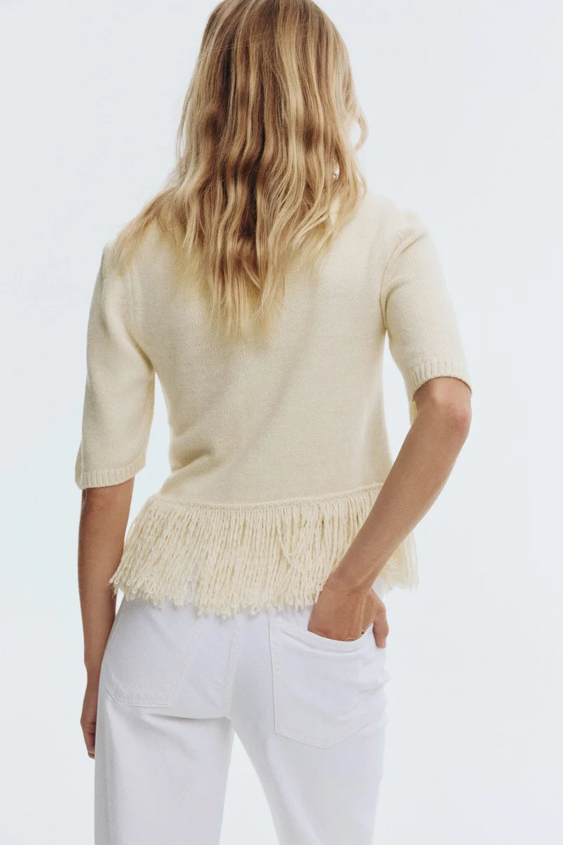 H&M Fringed jumper