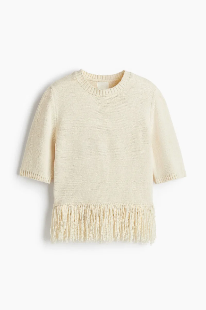 H&M Fringed jumper