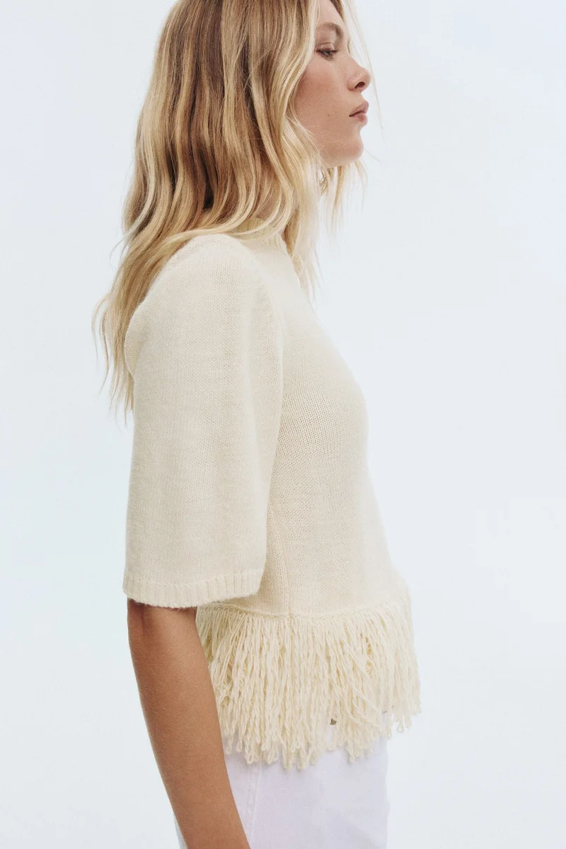 H&M Fringed jumper