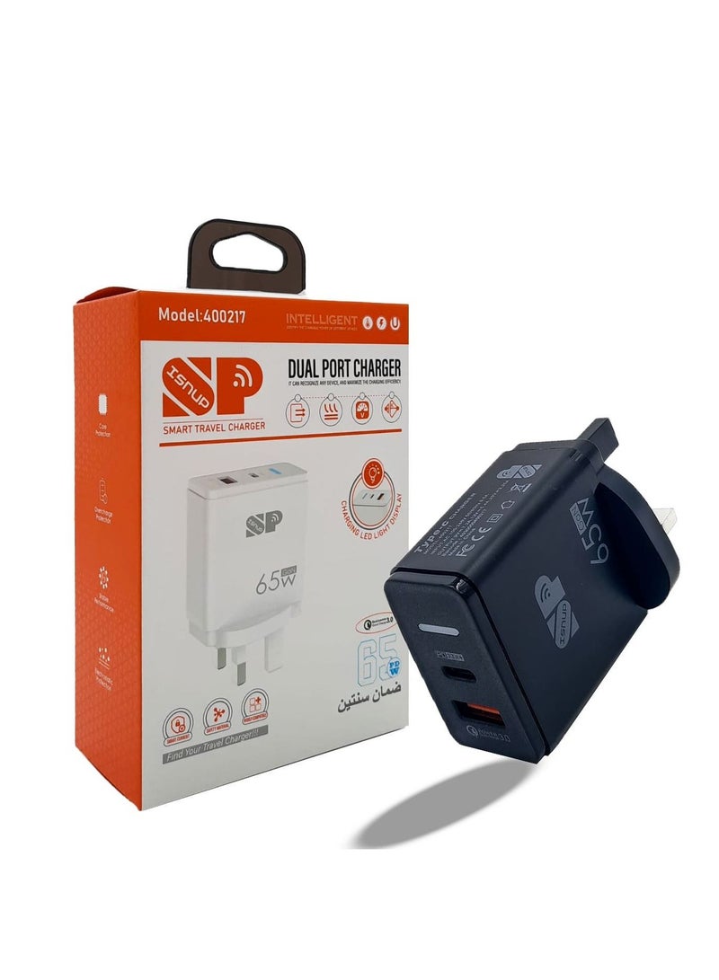65W PD Adapter USB-C Black