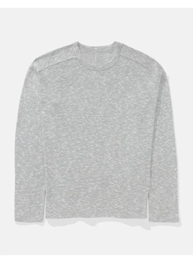 American Eagle AE Plush Long-Sleeve T-Shirt