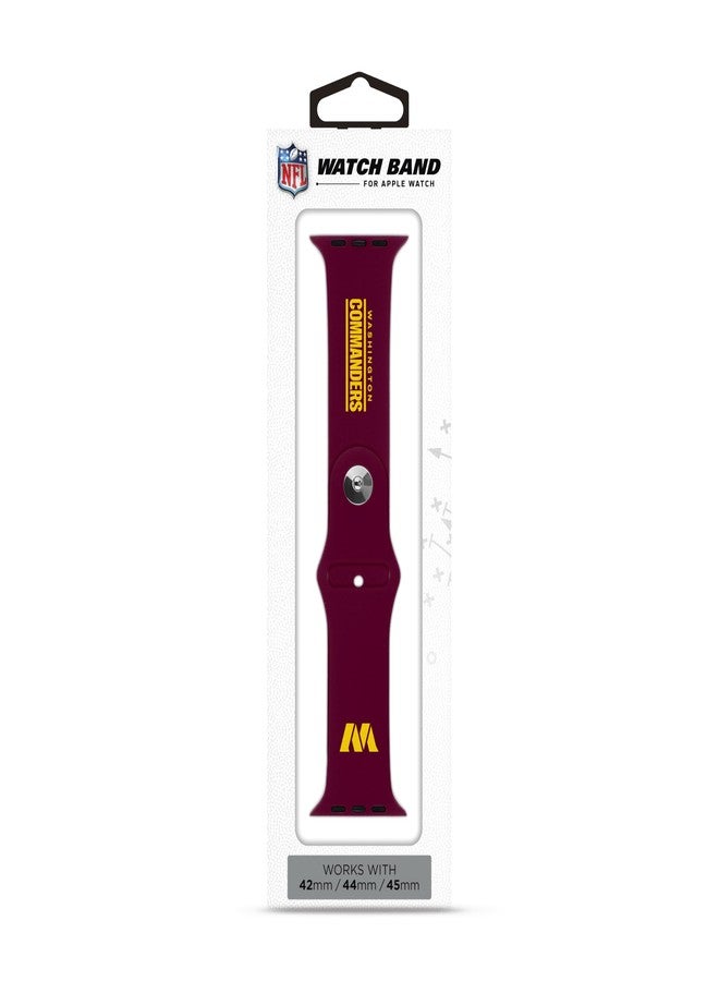 SOAR NFL Silicone Watch Band 42mm, Washington Commanders - Image 3