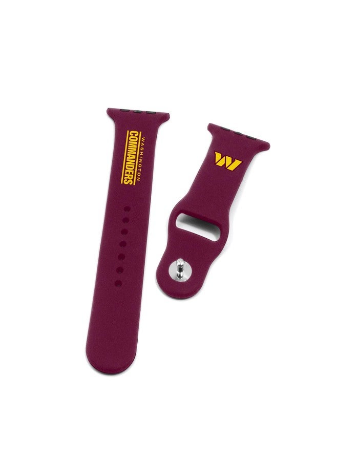 SOAR NFL Silicone Watch Band 42mm, Washington Commanders - Image 2