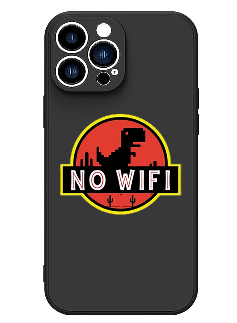 Theodor Protective Slim Fit Case Liquid Silicone Cover with Full Body Protection Anti-Scratch Shockproof Case For iPhone 13 Pro Black  - Not Logic - Image 1