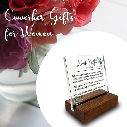 vizuzi Work Bestie Gifts for Women Coworker Leaving Gifts for Women Funny Sarcastic Farewell Gifts for Coworkers Leaving Going Away Gift Good Luck Gifts for Coworker Woman Colleague Co Workers ZDS6 - Image 4