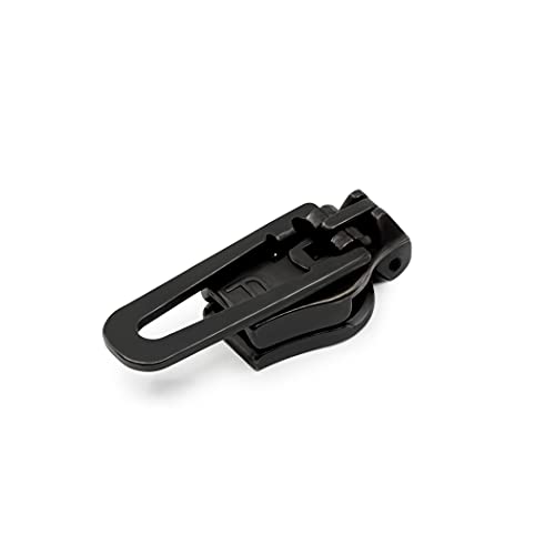 Dritz Fix-A-Zipper Replacement Slider Kit for Size 5 Coil Zipper, Gunmetal - Image 2