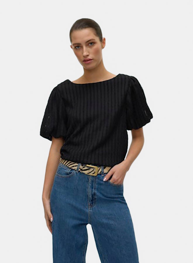 VERO MODA VERO MODA Womens Nomi Shortsleeve Top Juniors  - Image 3