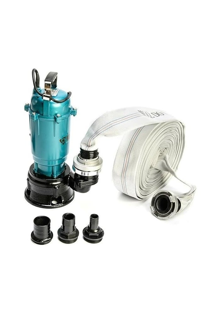 AQ AQSON AQSON Heavy Duty Submersible Pump with Hose - Image 4