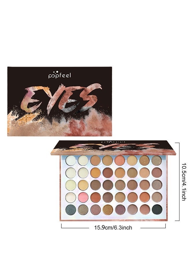 بوب فيل مجموعة هدايا ظلال العيون (40 لونًا)، مطفية ولامعة تدوم طويلاً، ألوان ترابية غنية، سهلة المزج، تبقى ثابتة طوال اليوم، رائعة للاستخدام اليومي والهدايا. - Image 4