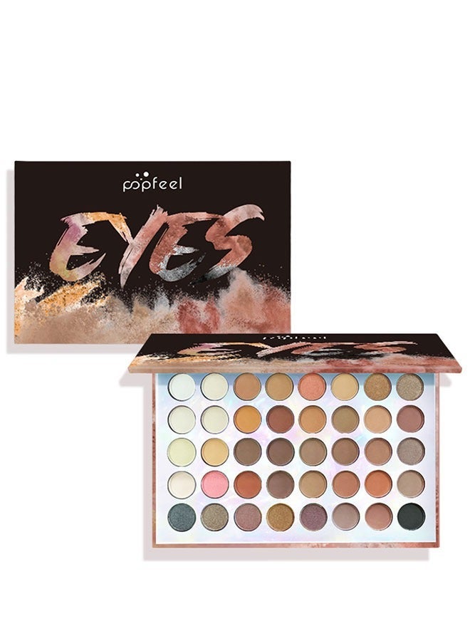 بوب فيل مجموعة هدايا ظلال العيون (40 لونًا)، مطفية ولامعة تدوم طويلاً، ألوان ترابية غنية، سهلة المزج، تبقى ثابتة طوال اليوم، رائعة للاستخدام اليومي والهدايا. - Image 2
