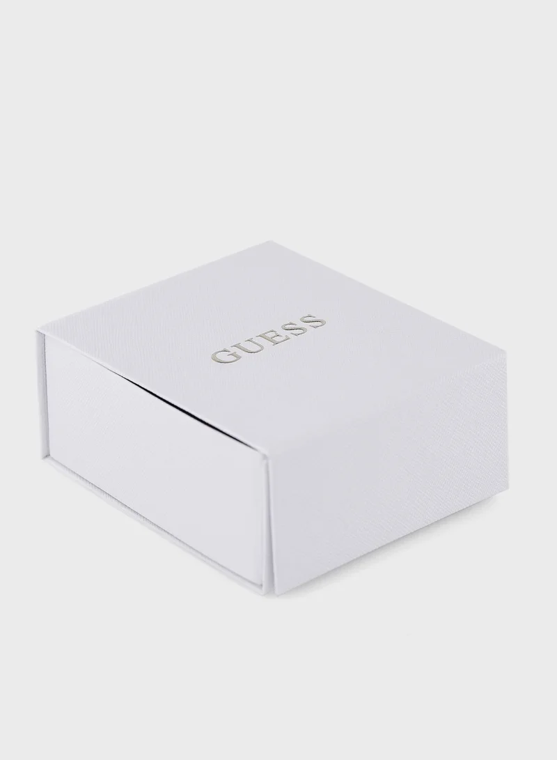 GUESS Round Solitaire Ring