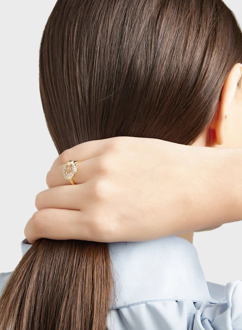 GUESS Round Solitaire Ring