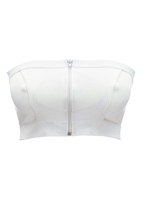 Easy Expression Hands-Free Pumping Bra, White, Small