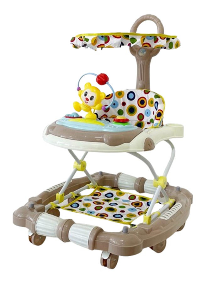 kiddoz Baby Walker - Kakhi  - Image 1