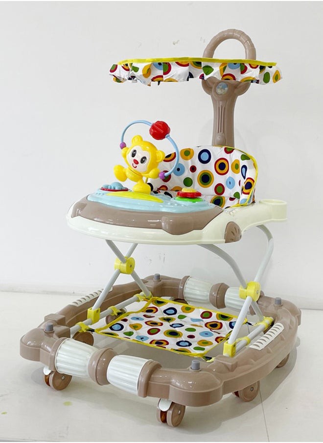 kiddoz Baby Walker - Kakhi  - Image 2
