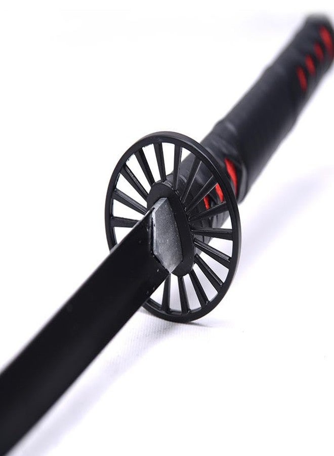 Offo Demon Slayer Tanjiro Kamado Black (100cm Life-Size) Wooden Katana | Premium Anime Sword for Cosplay, Martial Arts, Display & Training | Elegant Gift for Fans, Kids, Teens & Collectors - Image 2