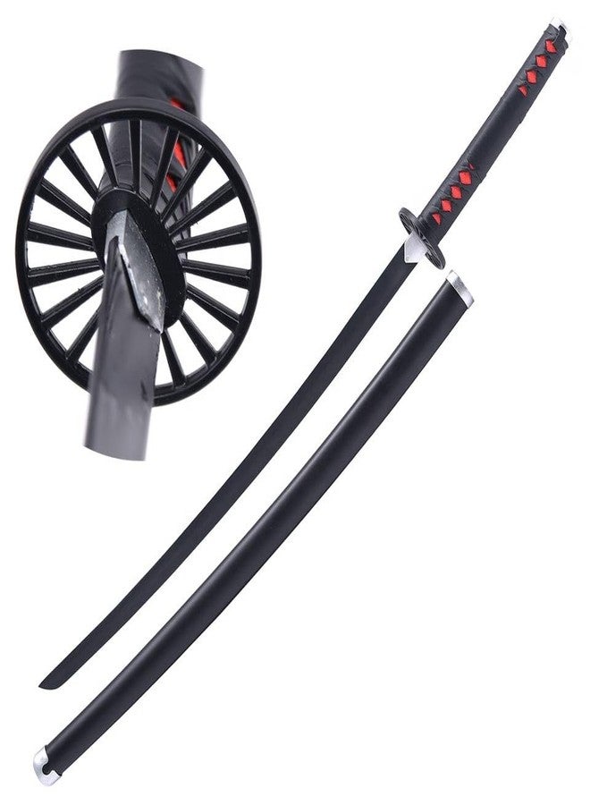 Offo Demon Slayer Tanjiro Kamado Black (100cm Life-Size) Wooden Katana | Premium Anime Sword for Cosplay, Martial Arts, Display & Training | Elegant Gift for Fans, Kids, Teens & Collectors - Image 4