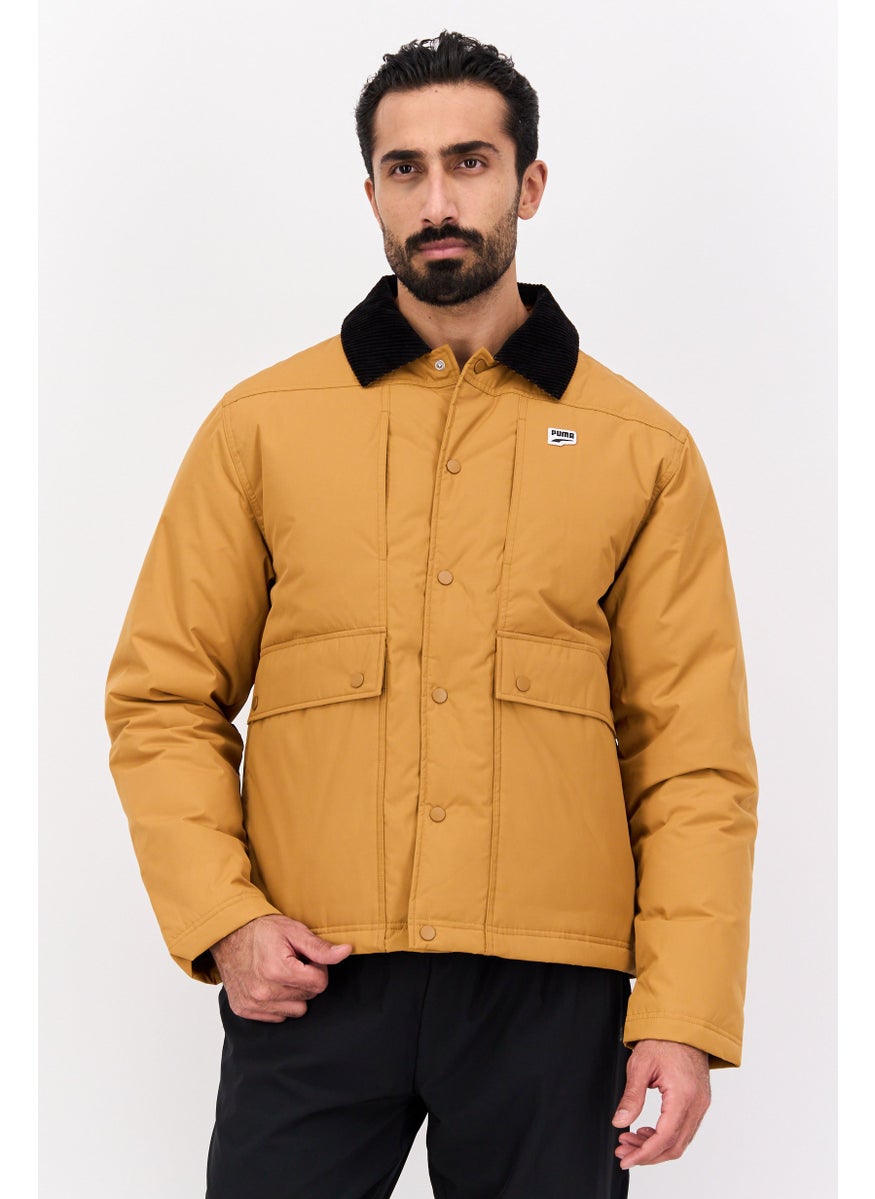 PUMA Men Sportswear Fit Training Jacket, Tan  - Image 1
