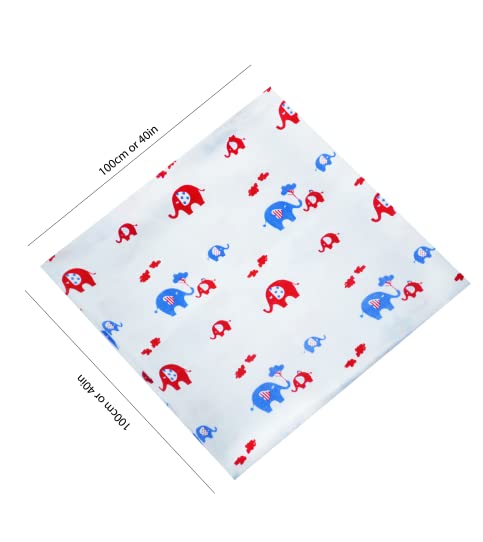 Ireeya Organic Cotton Muslin Baby Swaddle Wrap (Elephant & Giraffe) - Image 4