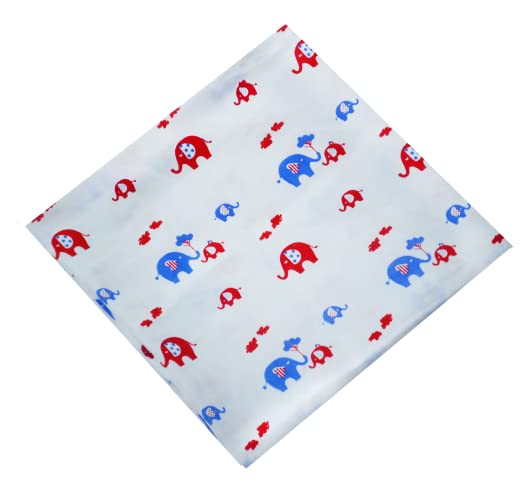 Ireeya Organic Cotton Muslin Baby Swaddle Wrap (Elephant & Giraffe) - Image 2