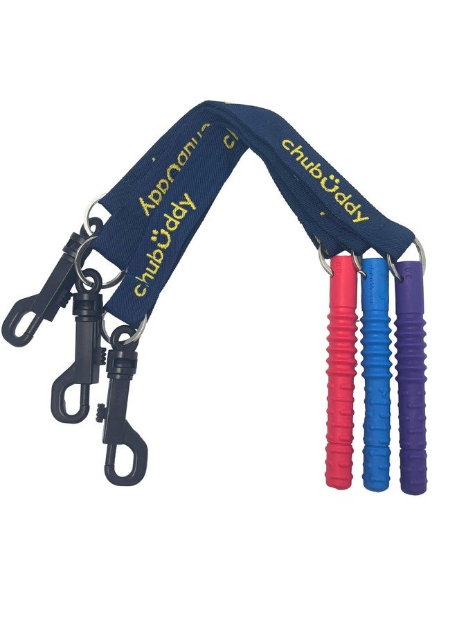CHU-BUDDY Chubuddy Tube Zilla 3 Pack - Tough Textured Sensory Chewable Toy for Kids and Adults with Autism, ADHD, Oral Sensory Needs, Special Needs, or Anxiety - Built for Aggressive Chewers - Image 1