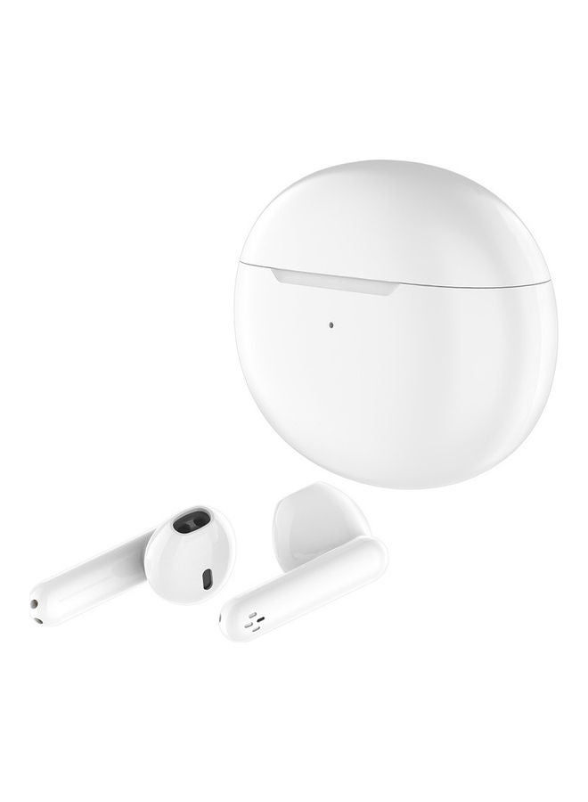 OFFBEAT Wavebuds S8 - Truewireless Stylish Headphones with Ergonomic Design, Comfortable Fit, Smart Touch Controls, Built in Voice Assistant, LED Status Lights and High Fidelity Audio White - Image 2