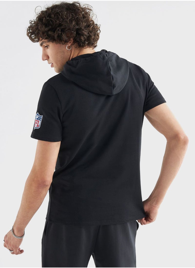 FAV - Las Vegas Print Hooded T-Shirt - Image 1