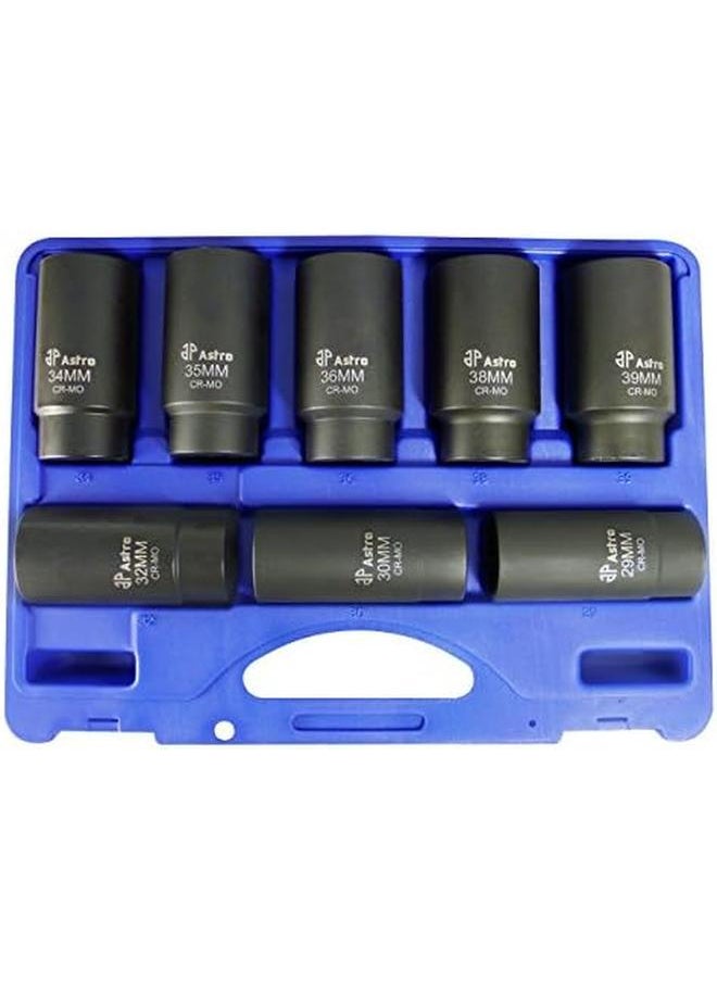 Astro Pneumatic Tool - 78868 12 Point Axle Nut Socket Set 8 Piece - Image 1