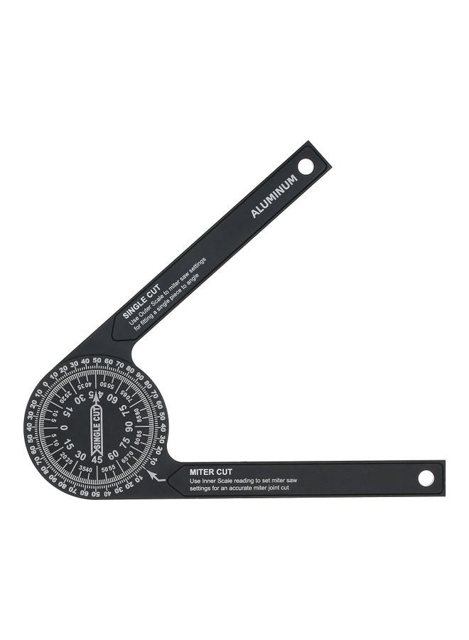 Aluminum Alloy Miter Saws Protractor Black - Image 1
