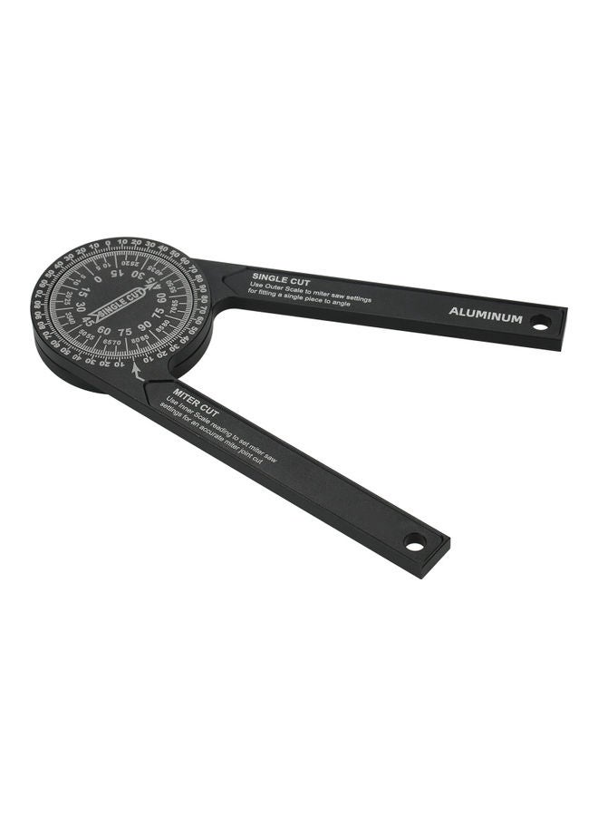 Aluminum Alloy Miter Saws Protractor Black - Image 4