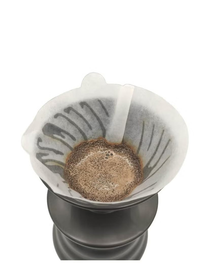 Sunspire 100 Coffee Filters V60 Size V02 Natural Wood Pulp Unbleached Natural White - Image 2