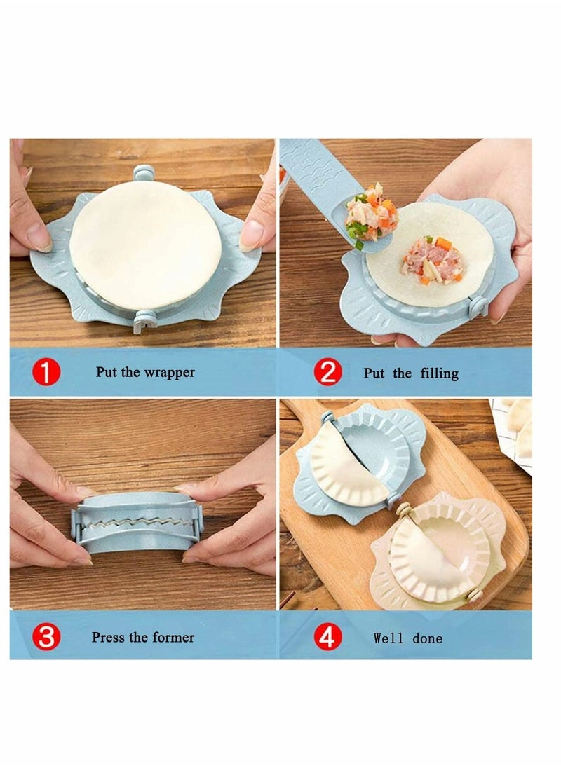 KASTWAVE - Dumpling Maker, 2 Set Plastic Dough Press Pastry Tool Pressing Pie Ravioli Mould Cooking Molds for DIY Making Perfect Dumplings - That Make Your Job Easier... - Image 1