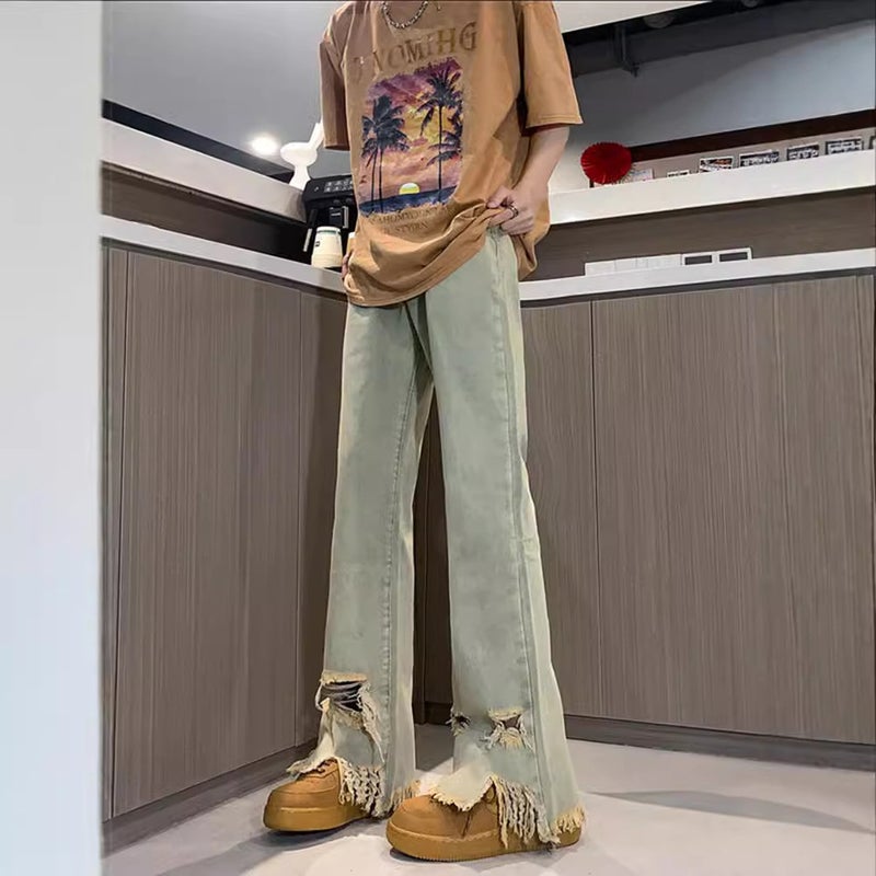 Unisex Classic Denim Jeans Loose Fit Daily Outdoor Wear - Image 5