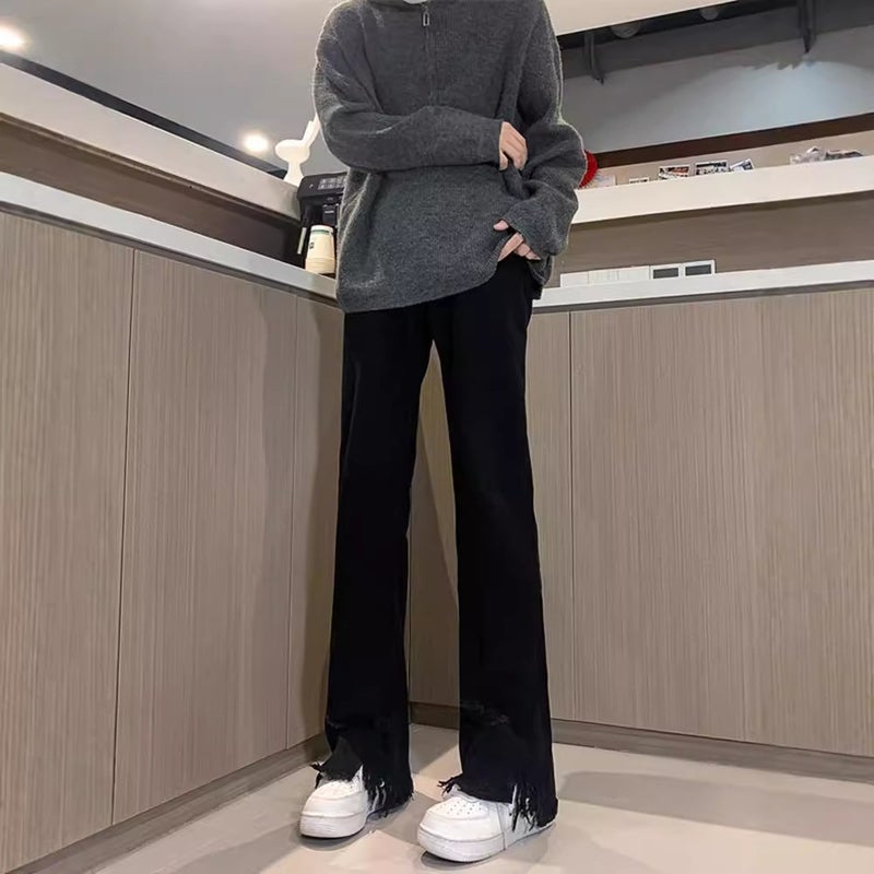 Unisex Classic Denim Jeans Loose Fit Daily Outdoor Wear - Image 3