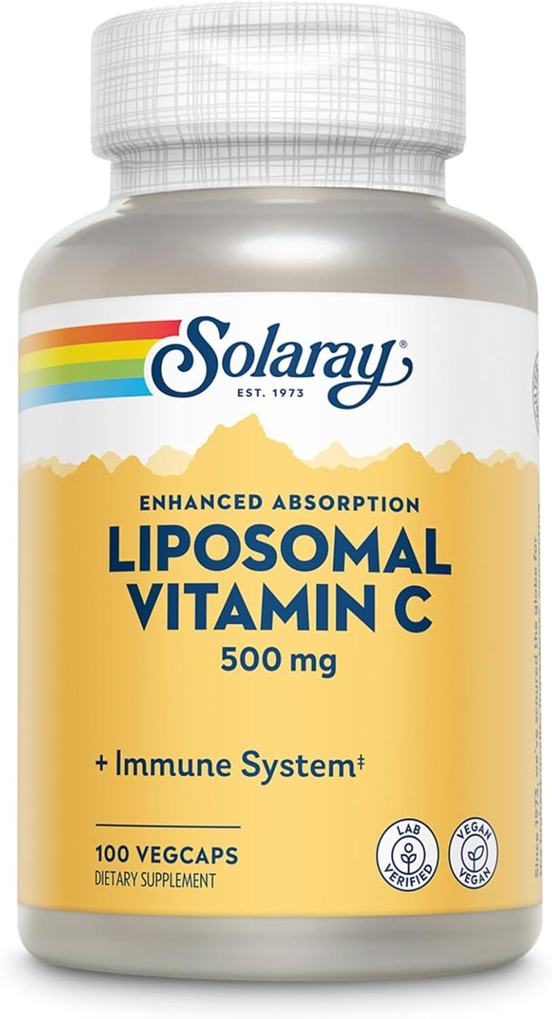 Solaray 500mg Liposomal Vitamin C 100 Capsules - Image 1