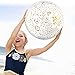 FUTUREPLUSX 16 Inch Glitter Beach Balls 2PCS Swimming Pool Balls Inflatable Beach Ball with Gold Confetti for Kids Birthday Summer Pool Party - Image 4