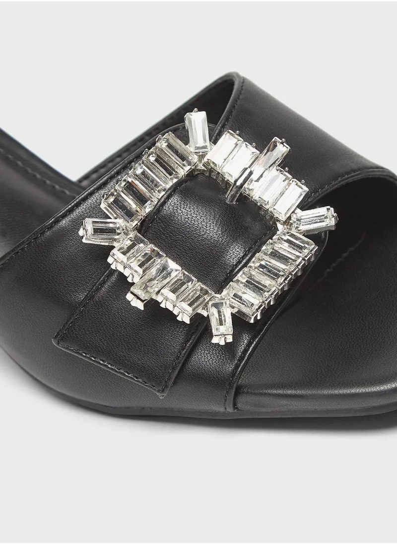Celeste Single Strap Mid Heel Sandals