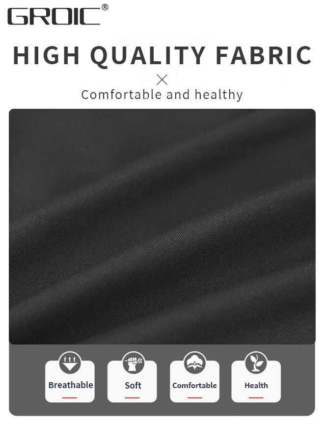 GROIC - Basketball Pants with Knee Pads, Knee Pads Compression Pants,Men's Basketball Pants with Knee Pads Capri Padded Compression Tights Leggings Sports Protector Gear - Image 1