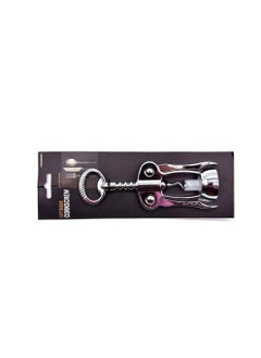 PROGRESS COOKS Bvrg0208 Stainless Steel Optimum Corkscrew  Silver Wing Corkscrew Wine Opener Wine Corkscrew And Beer Bottle Opener Barware Bottle Opener  - Image 2