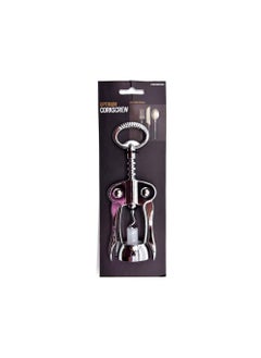 PROGRESS COOKS Bvrg0208 Stainless Steel Optimum Corkscrew  Silver Wing Corkscrew Wine Opener Wine Corkscrew And Beer Bottle Opener Barware Bottle Opener  - Image 3