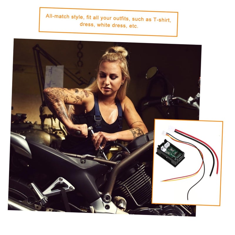 Dual Display Mini Digital DC Voltmeter Ammeter 2 In 1 For Car Motorcycle LED Voltage Amp Gauge - Image 3