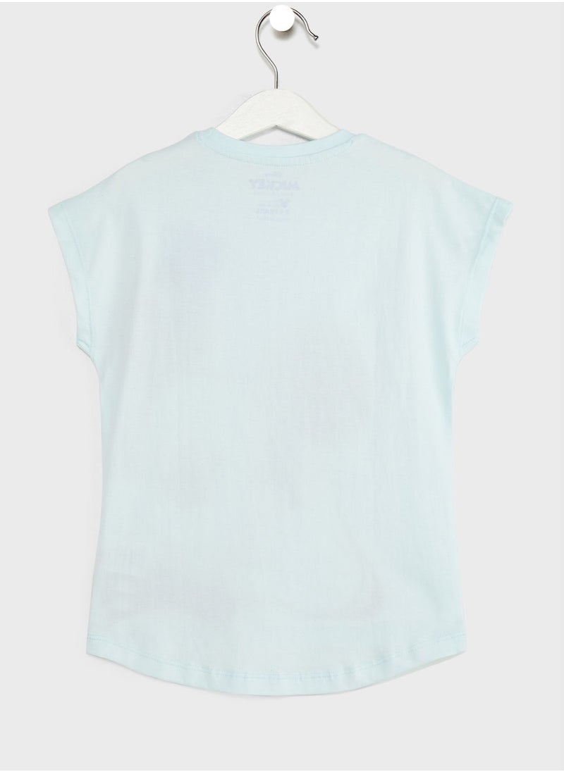 Disney Mickey Mouse - Mickey Drop Shoulder Tee - Image 1