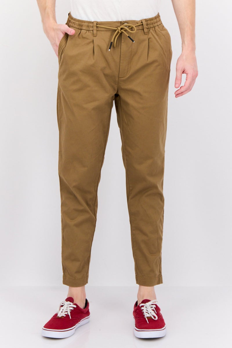 Gazzarrini سروال تشينو عادي للرجال، بني - Image 1