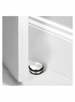 Excefore 4 Pcs Stainless Steel Door Stoppers, Heavy Duty Chrome Door Stopper with Rubber Buffer Ring, Metal Round Door Stoppers for Floor, Safety Door Wedge for Home Office  - Image 5