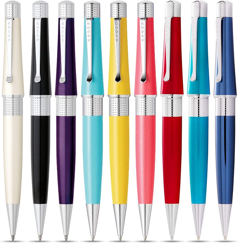 Cross Beverly Refillable Ballpoint Pen, Medium Ballpen, Includes Premium Gift Box - Pearlescent White Lacquer - Image 4